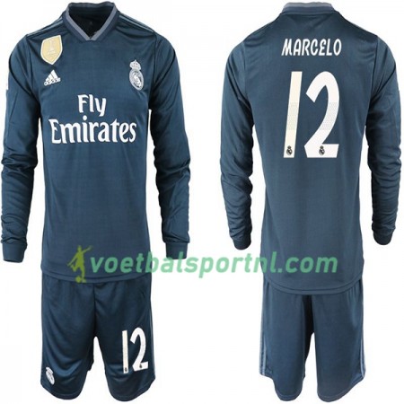 Real Madrid MARCELO 12 Kind Uit Tenue 2018-19 L/S Real Madrid MARCELO 12 Kind Uit Tenue 2018-19 L/S